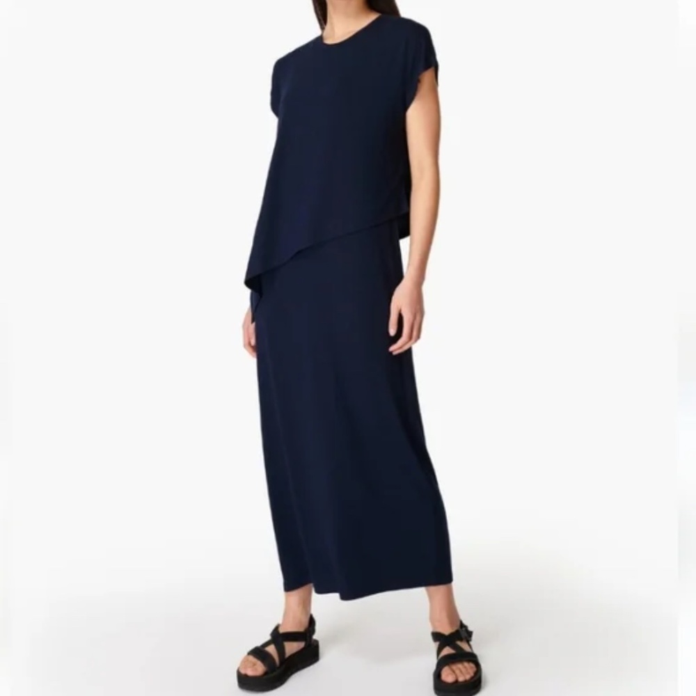Sweaty Betty Mellow Maxi Dress in Navy Size XS